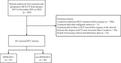 Preoperative prediction model for macrotrabecular-massive hepatocellular carcinoma based on contrast-enhanced CT and clinical characteristics: a retrospective study